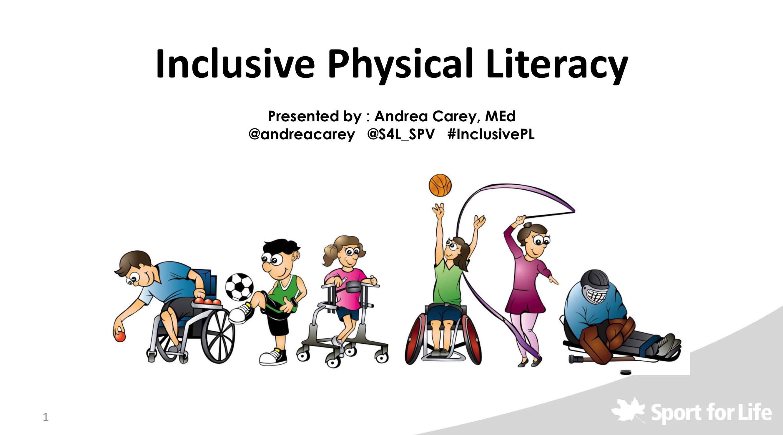 Inclusive Physical Literacy Webinar Oneability